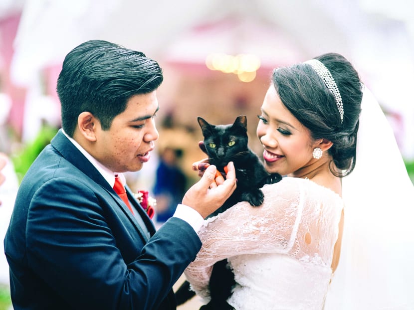 On wedding day, man’s best friend is also his best man
