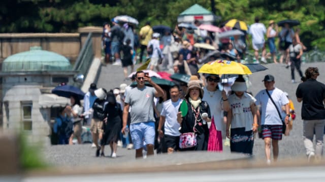 亚洲酷热天气持续 上海日本今日气温或达40度