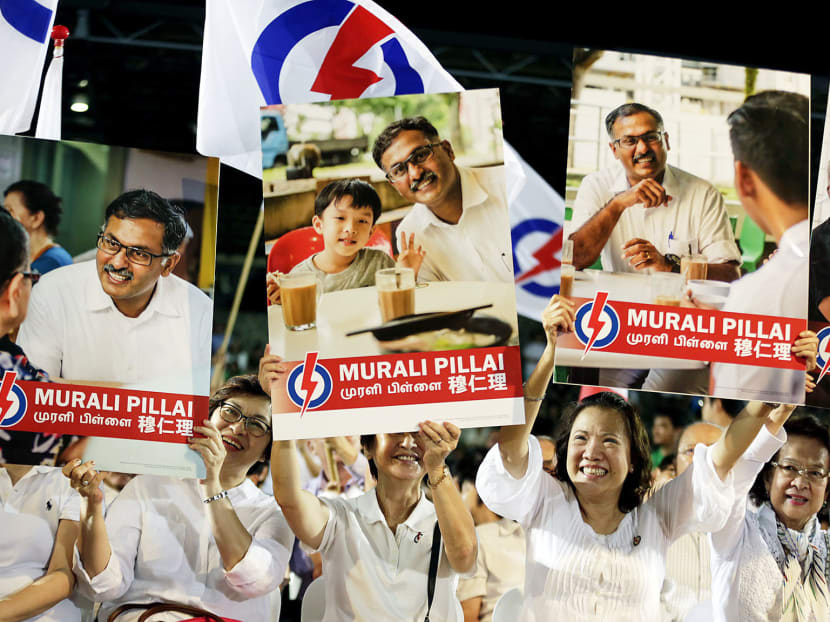 Supporters at the PAP rally on May 5, 2016. Photo: Wee Teck Hian