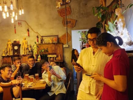 Ms Jezamine Chua, 30 (right) and her husband Mr Alvin Leong, 33, invited only their close friends and colleagues to their micro-wedding at My Awesome Cafe on June 18, 2023.