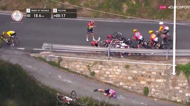 米兰-圣雷莫女子单日赛发生事故 意大利脚踏车选手摔断五根肋骨