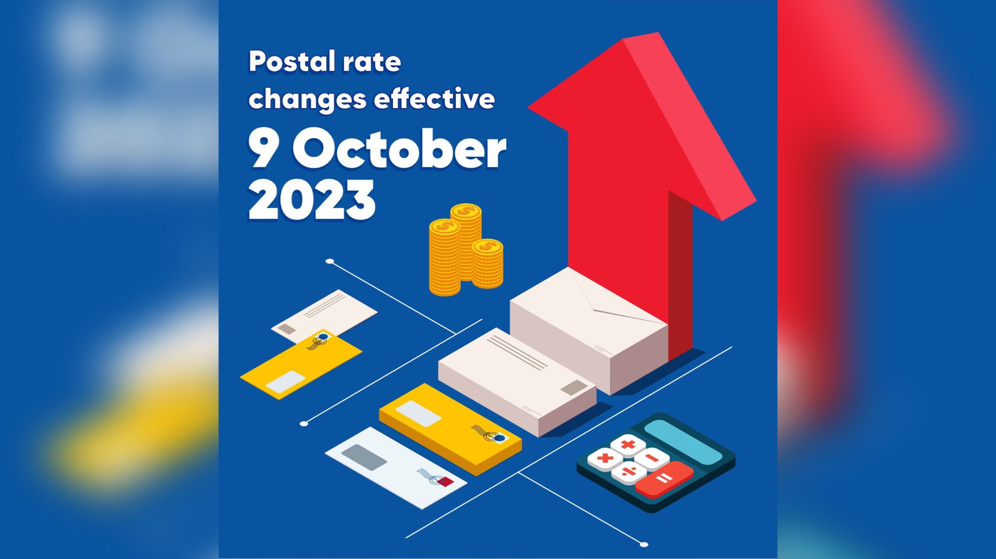 10月9日起本地邮寄信件邮费调高两毛钱- 8world