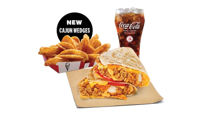 KFC Cheesy Zinger Meltz重磅回归　搭配Cajun Wedges美味升级