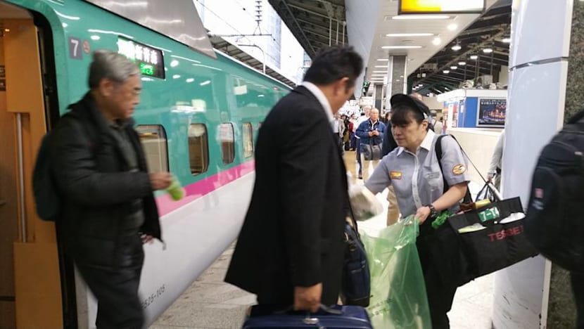 Cleaning brigade helps Japan’s bullet trains to run on time