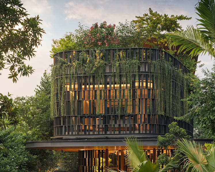 This is the first house in Singapore to win an award at the prestigious World Architecture Festival