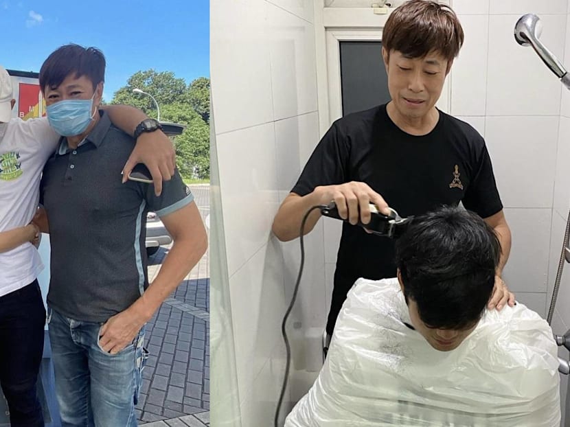 Pan Lingling & Huang Shinan&rsquo;s Younger Son Enlists For NS; Has His Dad As His &ldquo;Barber&rdquo; 