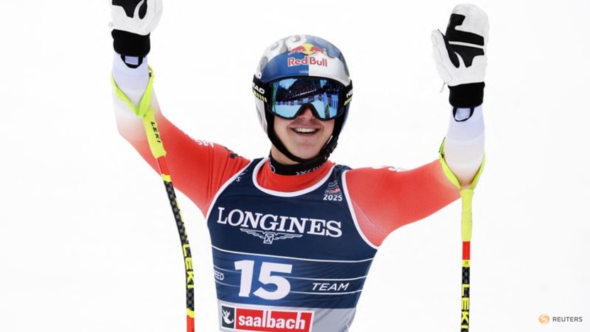 Alpine skiing-World champion Von Allmen leads Swiss home downhill sweep Alpine skiing-World champion Von Allmen leads Swiss home downhill sweep