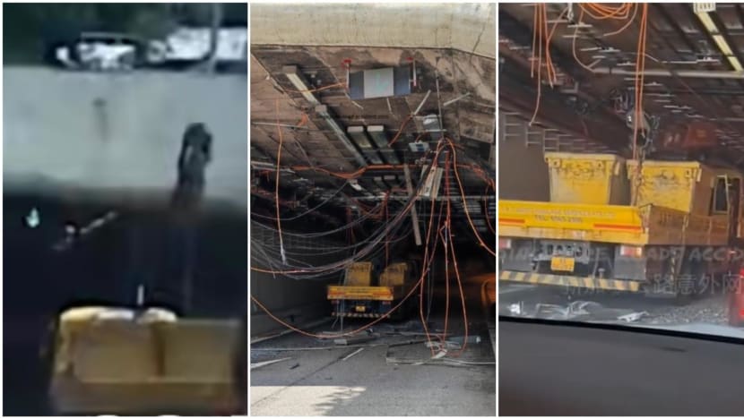 Lorry driver arrested after vehicle damages CTE tunnel Lorry driver arrested after vehicle damages CTE tunnel