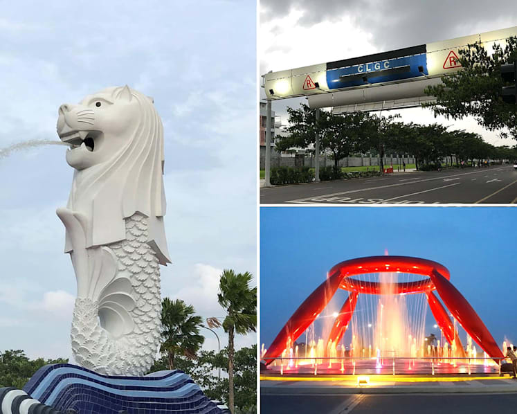 #trending: Netizens amused by replicas of Merlion, ERP gantries and other Singapore landmarks in Indonesian town