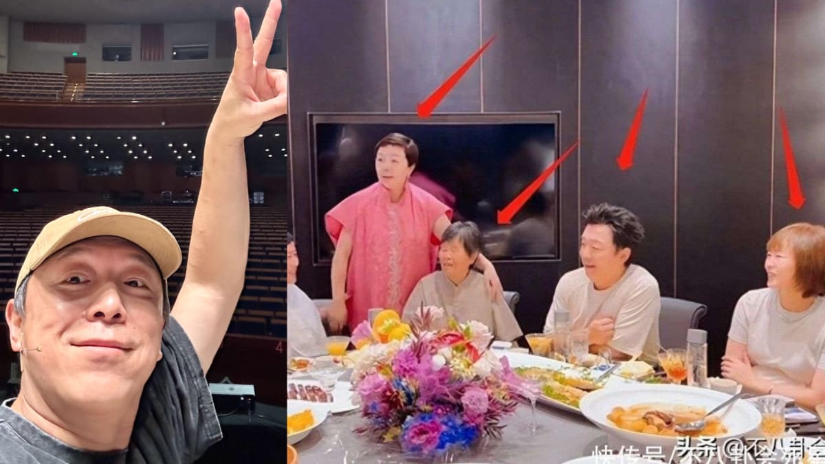 Copy & paste? Chinese star Huang Bo & his family members have the same ...