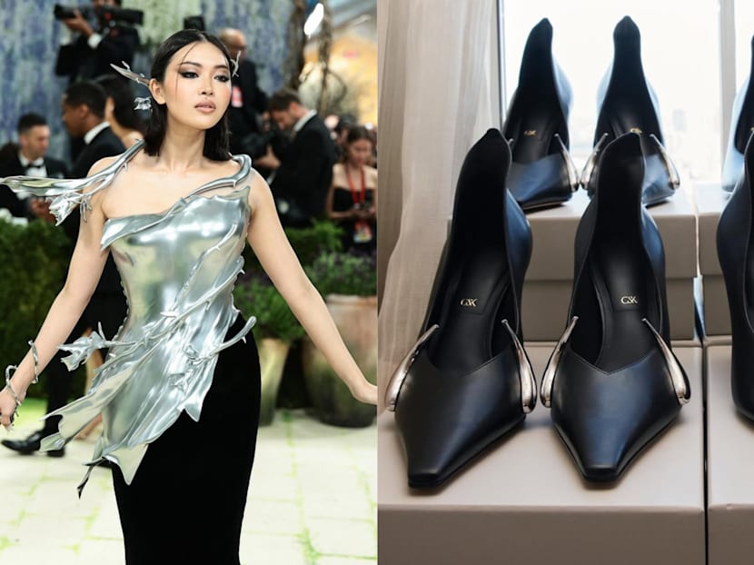 Singaporean designer Grace Ling makes Met Gala debut with custom Charles & Keith heels and 3D-printed piece