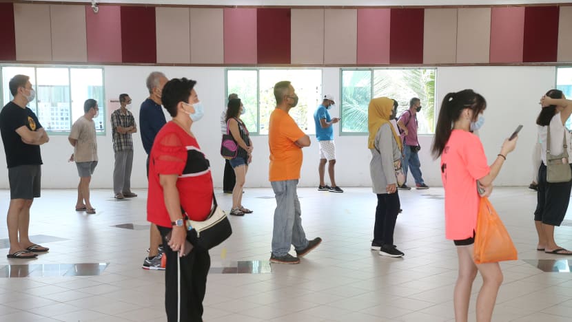 Queues form at Marsiling CC for TraceTogether tokens following new collection rules