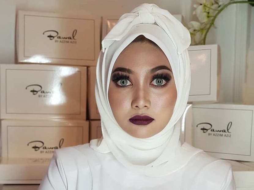 Malaysian designer Azzim Aziz’s bawal pocong headscarves have gone viral.