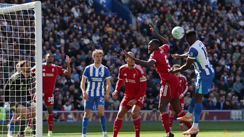 Welbeck dents Liverpool's Champions League hopes in Brighton, Everton thrash Chelsea 3-0
