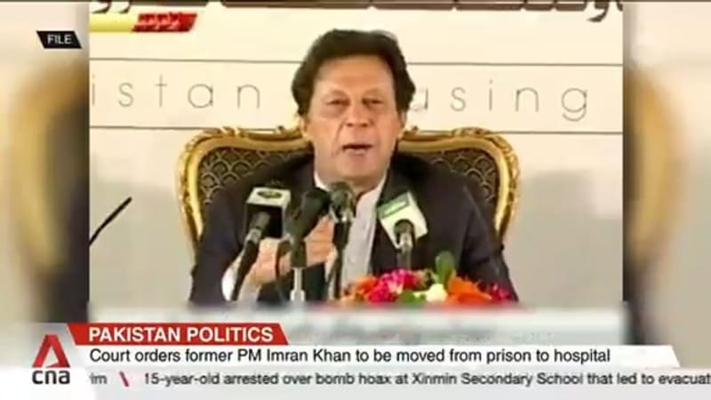 Pakistan's ex-PM Imran Khan to be moved from jail to hospital amid health concerns