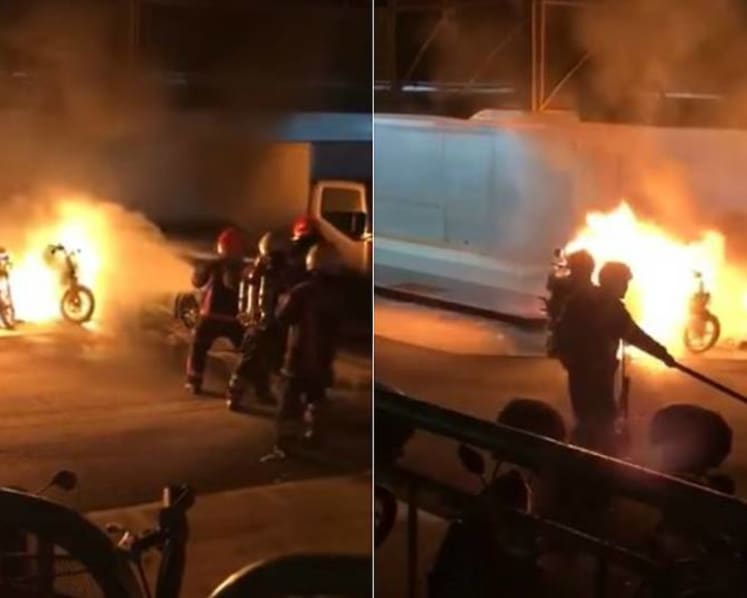 Man jailed for starting car park fire outside Boon Lay Shopping Centre