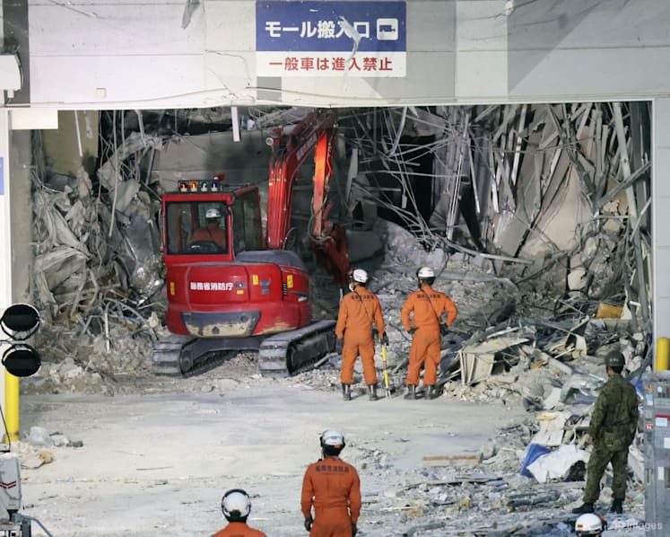 Japan quake death toll hits 35 as auto and chip factories suspend productions