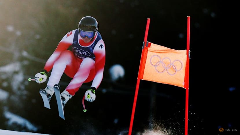 Alpine skiing-Franzoni puts Italy on top in men's combined after downhill, Swiss and French lurk
