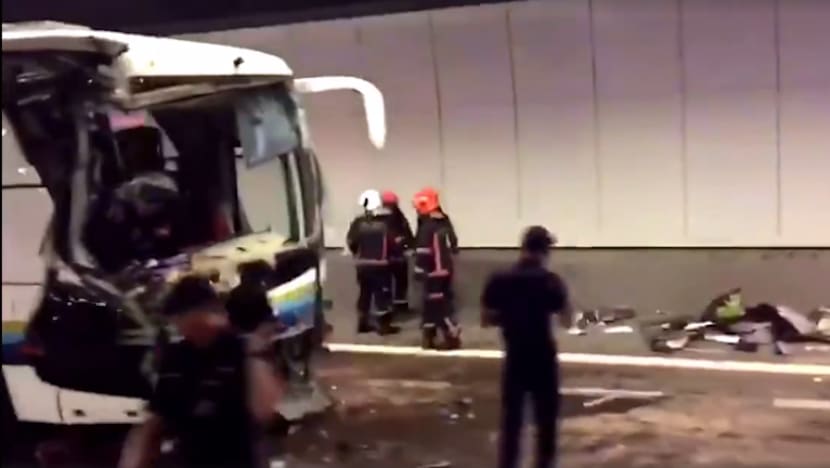 28 injured in accident between bus and tipper truck on MCE