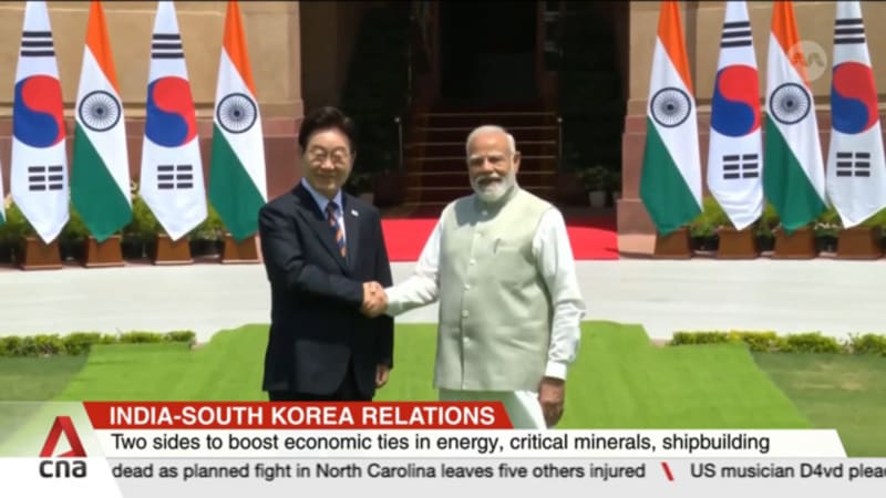 India and South Korea plan trade push