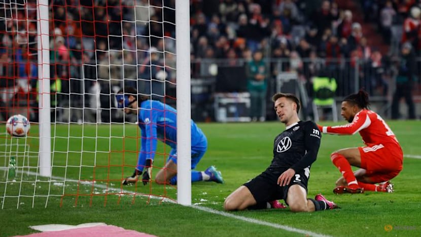 Bayern crush own-goal kings Wolfsburg 8-1 to stretch lead at top