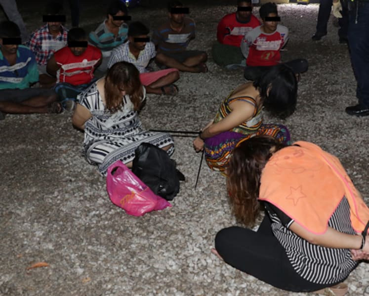 13 arrested for prostitution-related activities at Kaki Bukit forested area