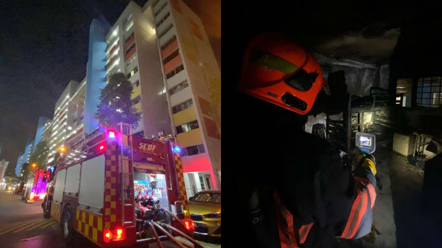 义顺环路火患一人亡 居民：爆炸声连连玻璃碎片四溅