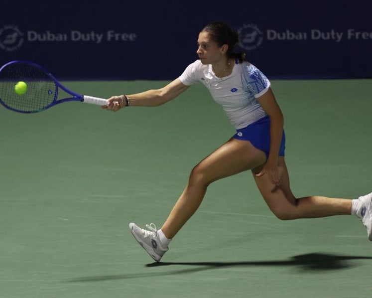 Ruzic grabs Dubai spotlight as lucky loser shocks Raducanu