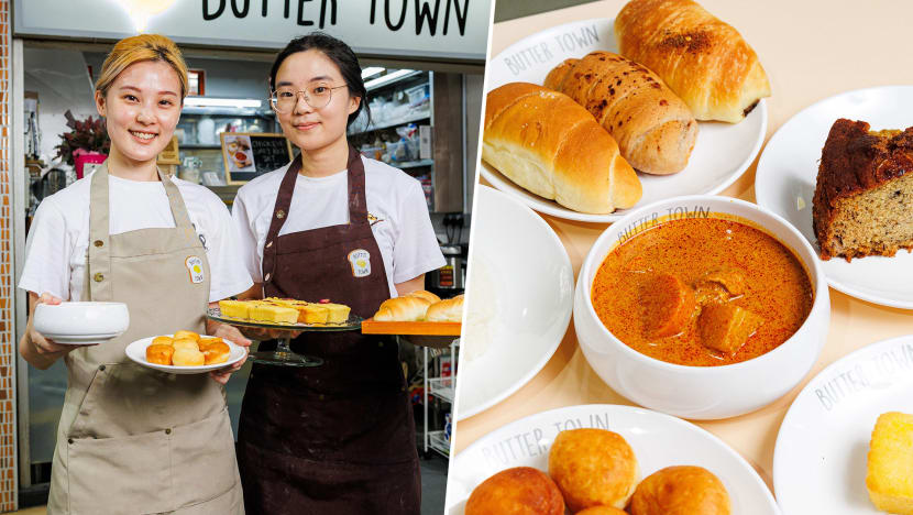 Sisters Sell Yummy Chocolate Shio Pan & Sourdough ‘Mantou’ With Curry At Holland Dr Hawker Stall