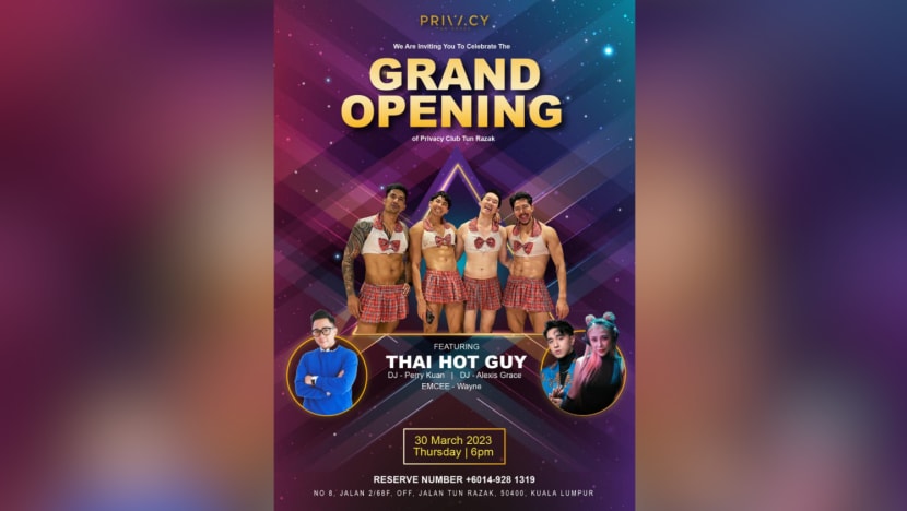 KL club event featuring men in women clothes cancelled: Malaysian police