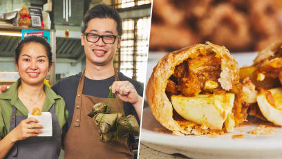 Popular Curry Puff & Bak Chang Home-Based Biz Opens Hawker Stall, Luscious $3.20 Pork Belly Glutinous Rice Among New Dishes