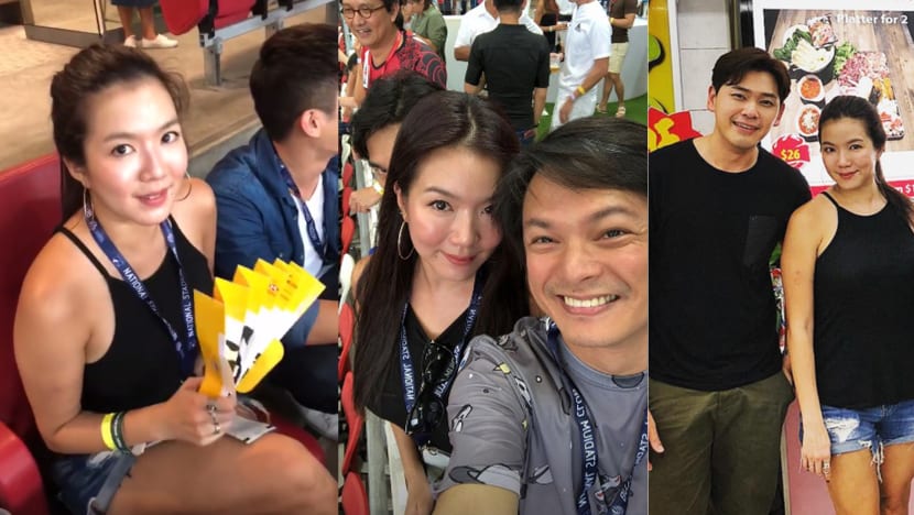 Rui En Had Lots Of Fun At The Rugby 7s Finals Last Night