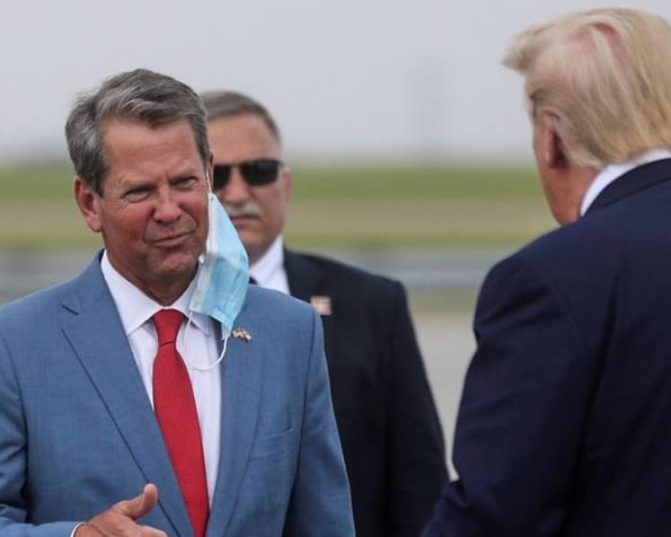 Trump 'ashamed' to have endorsed Republican Georgia governor