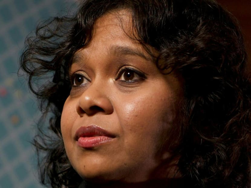 Shreya Datta, a tech professional who was a victim of an online scam known as "pig butchering", speaks during an interview with AFP in her apartment in Philadelphia, Pennsylvania, on Feb 9, 2024.