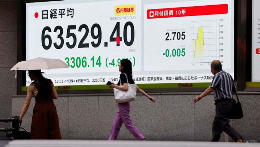 Japan's Nikkei rallies after steep decline as focus turns to tech results
