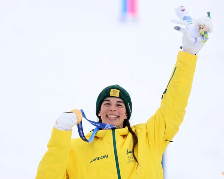 Freestyle skiing-Australia's Anthony earns redemption with dual moguls gold