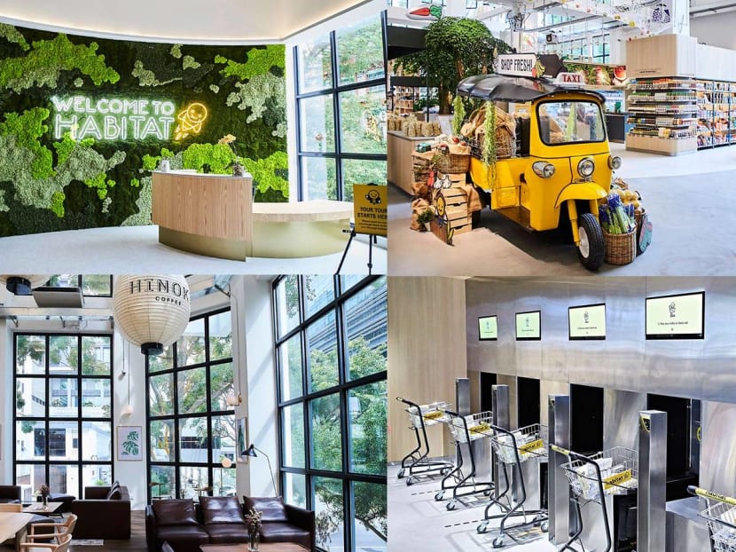 How To Shop & Eat Without Talking To Humans At Honestbee’s High-Tech Grocery & Dining Concept Habitat