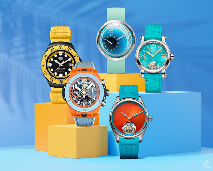These 9 colourful watches are built for every adventure