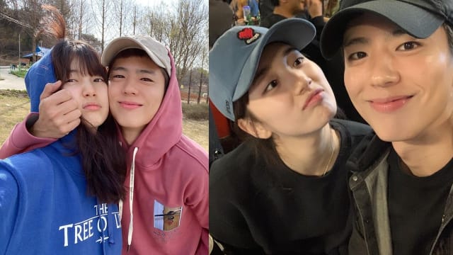 Suzy、朴宝剑贴脸合照冒粉红泡泡！粉丝惊呼：交往中？