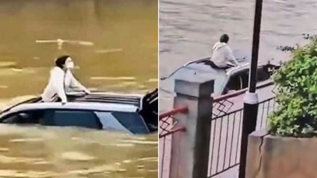 女司机失控坠河攀上车顶 漂流数公里后惨遭淹没死亡