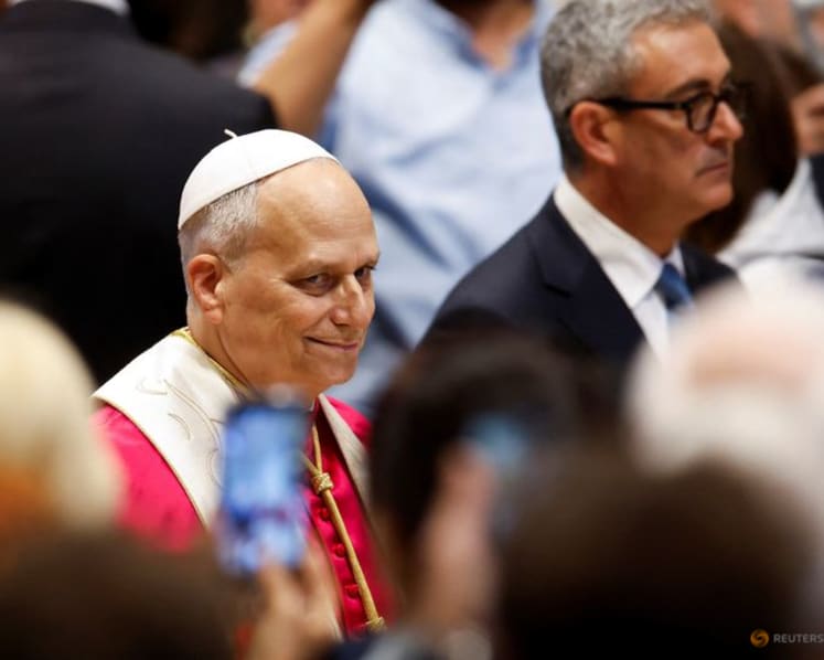 In fiery speech, Pope Leo says 'Enough to war!'