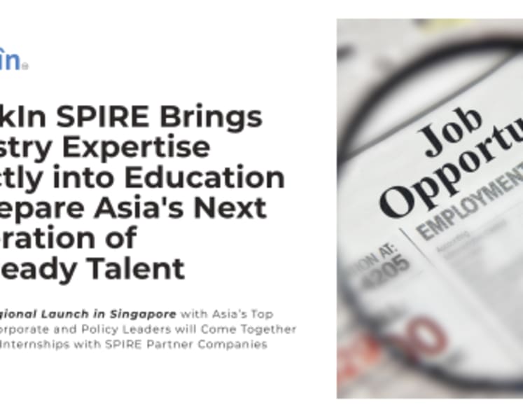SPEAKIN SPIRE Brings Industry Expertise Directly Into Education To Prepare Asia's Next Generation of Job-Ready Talent