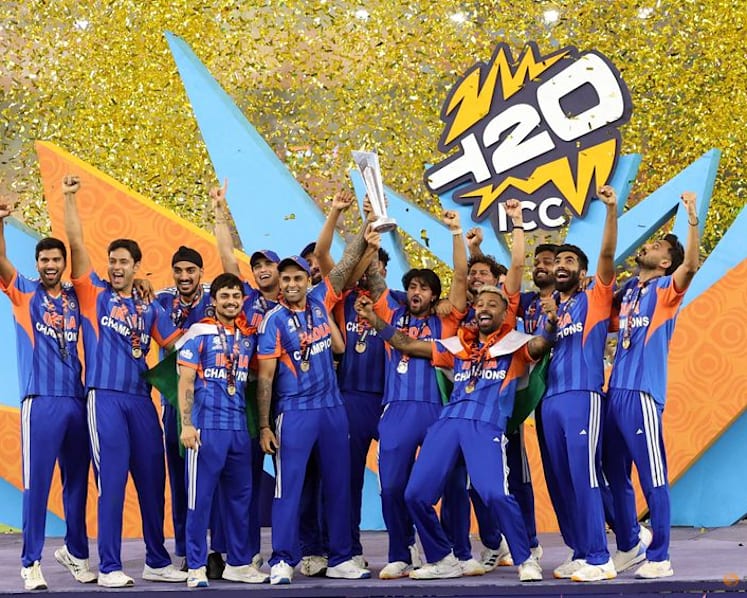 Rampant India complete T20 World Cup treble, NZ fall short again