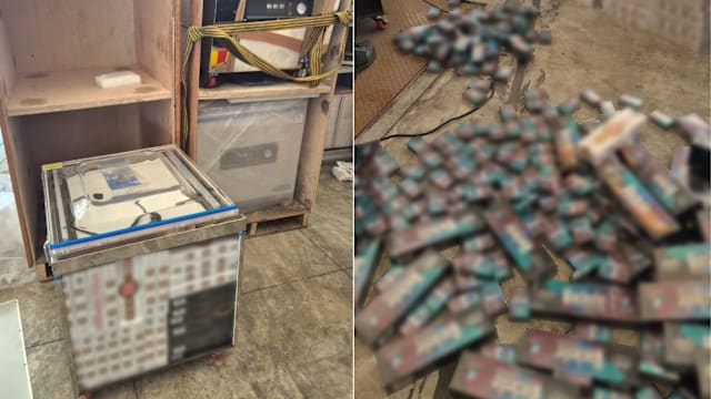 数千条私烟藏真空包装机 马国男子大士关卡被逮捕
