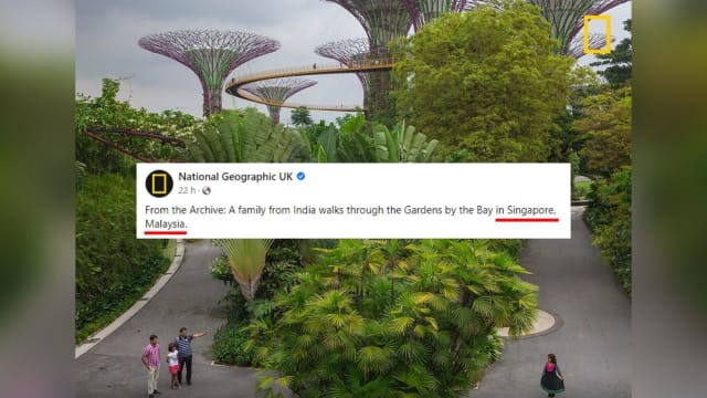 滨海湾花园在马国？网轰国家地理杂志“地理不及格”