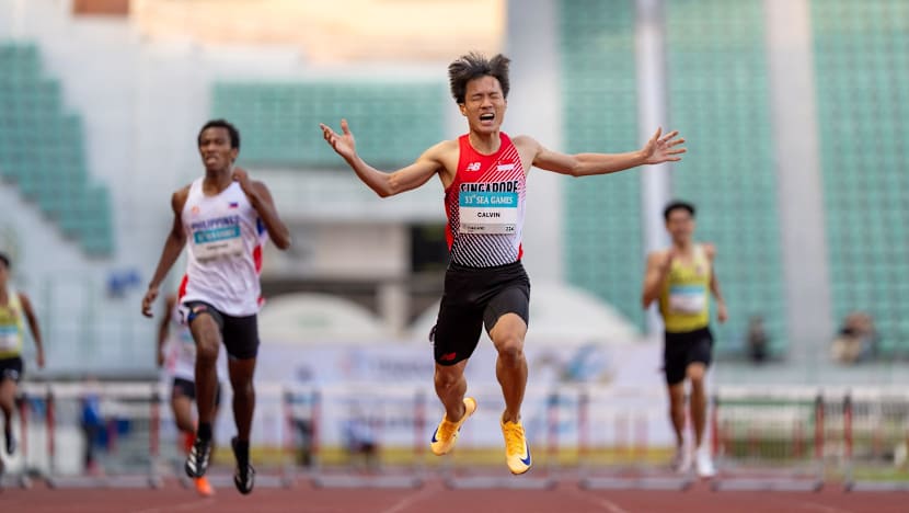 Calvin Quek wins Singapore's first 400m hurdles SEA Games gold since 1965