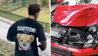 Driver to be charged after crashing into vehicles in Telok Blangah police chase and later fleeing on foot