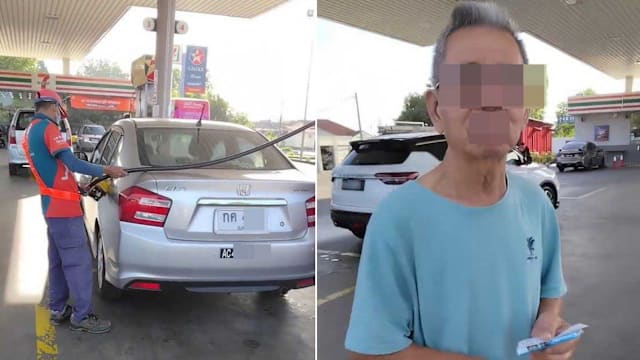 泰国车牌也在马国添津贴油 司机称是“媳妇的车”