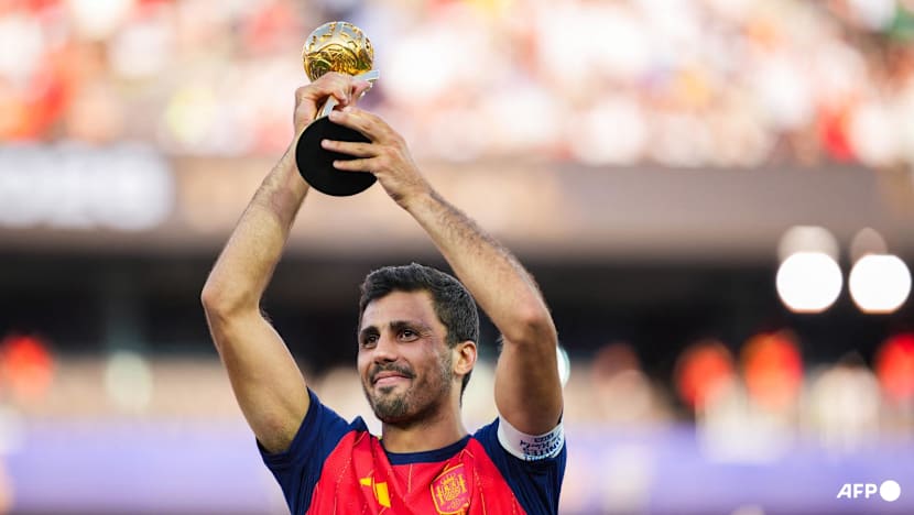 Spain captain Rodri wins World Cup player of the tournament award - CNA