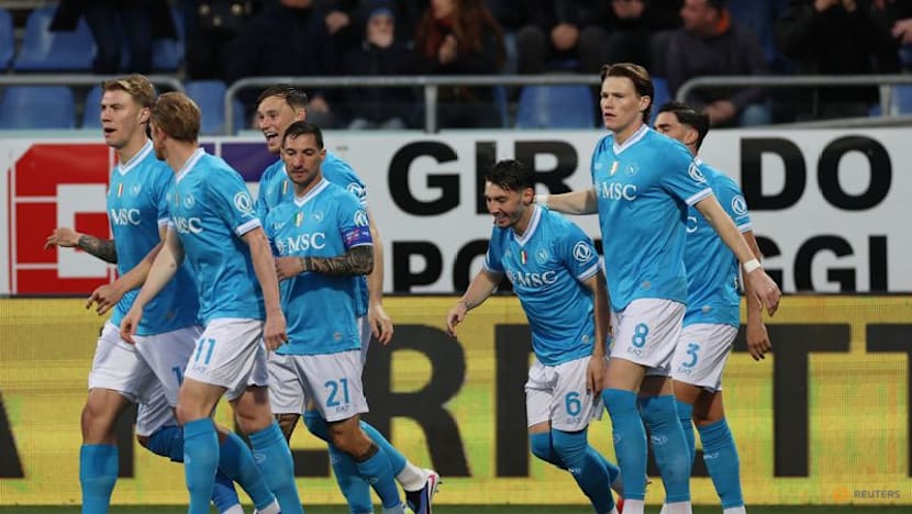 McTominay's early strike sends Napoli second with win at Cagliari